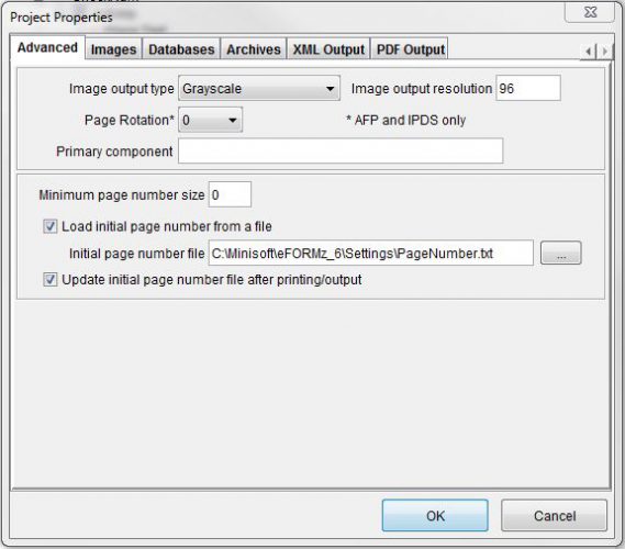 Setting a Starting Page Number | MiniWiki